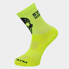 Ponožky běžecké SWEEP41 žluté fluo/černé