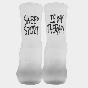 Ponožky SWEEP55 bílo černé Therapy