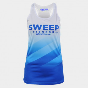 Dámské RUN tílko Sweep SWTS199 modro bílé